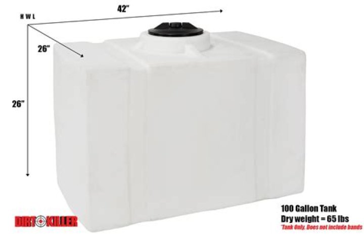 100 gallon water tank