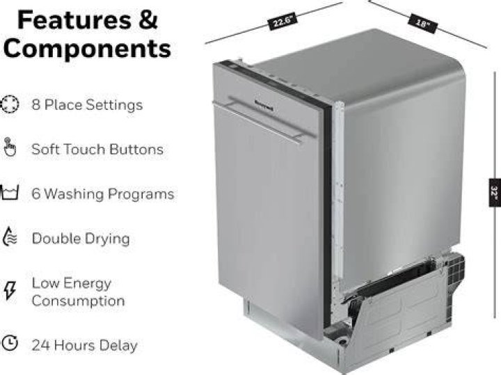 18 inch dishwasher