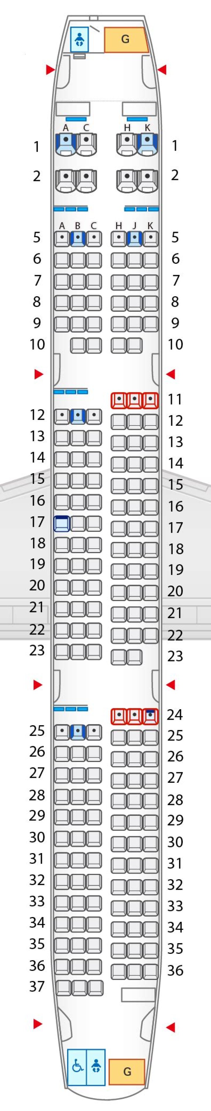 airbus a321 seating