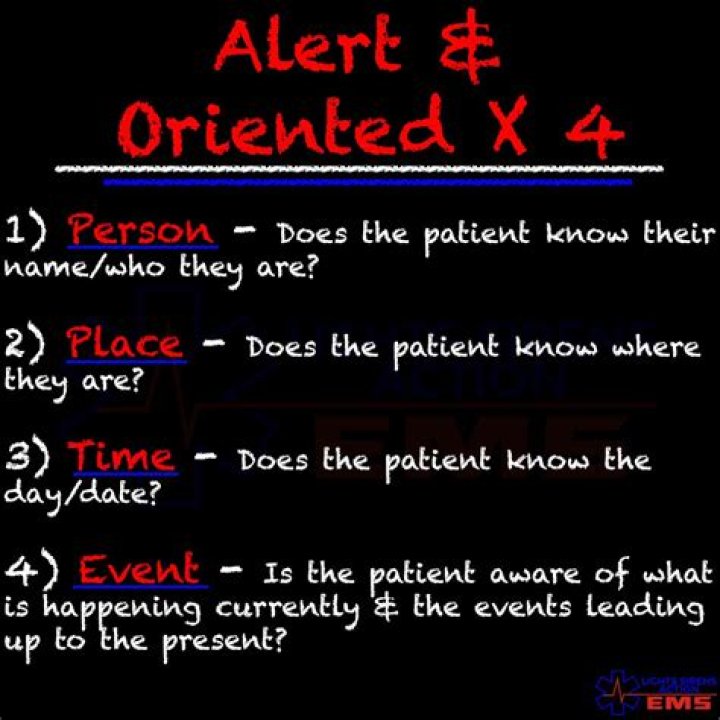 alert and oriented x4