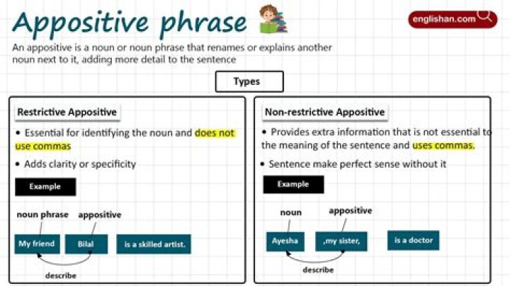 appositive phrase examples