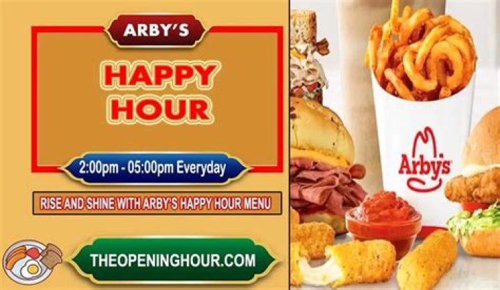 arbys happy hour