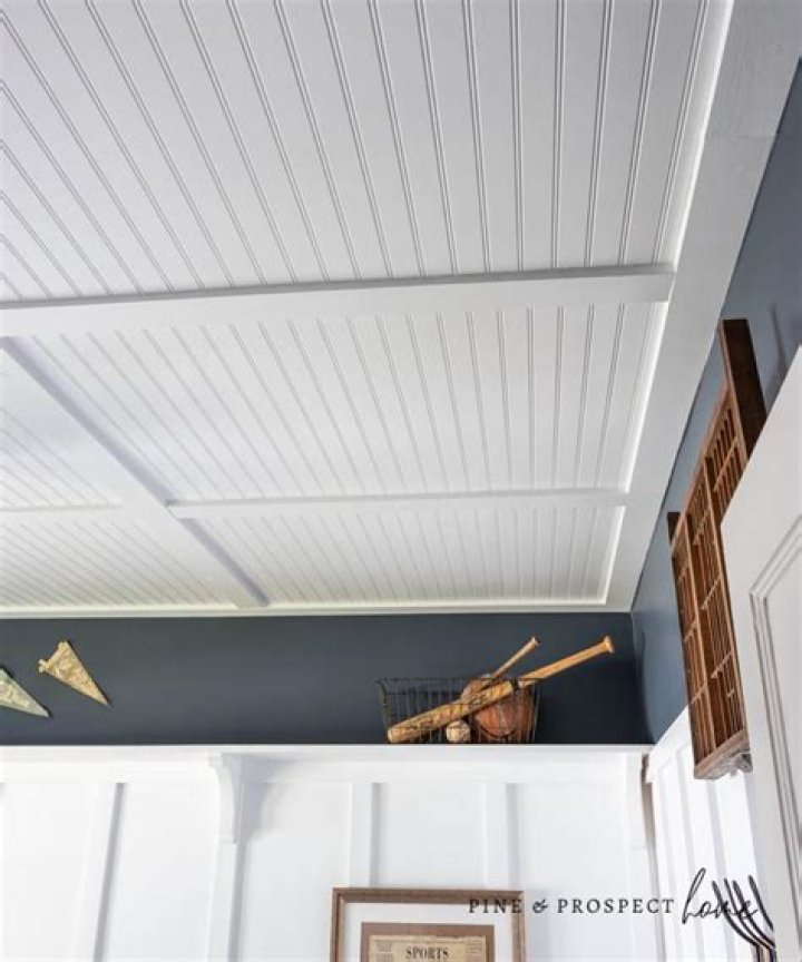 beadboard ceiling