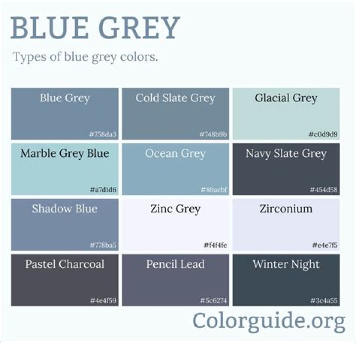 blue gray color