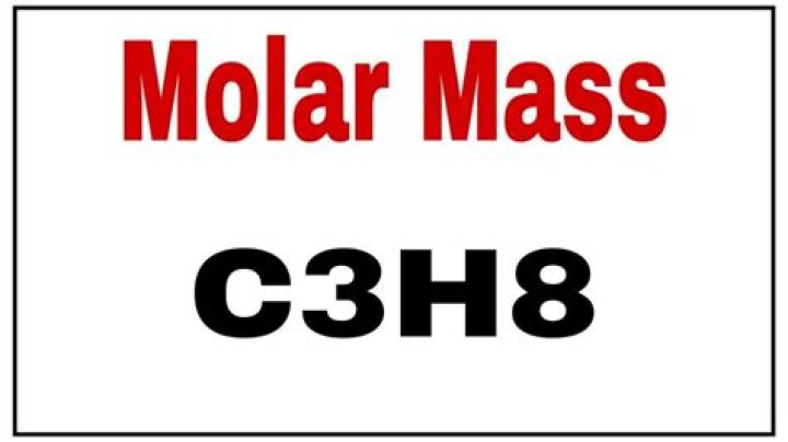 c3h8 molar mass