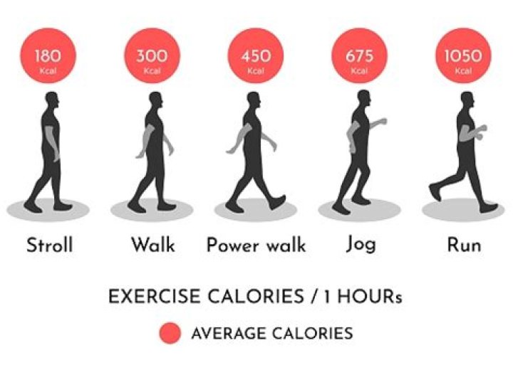calories burned walking a mile