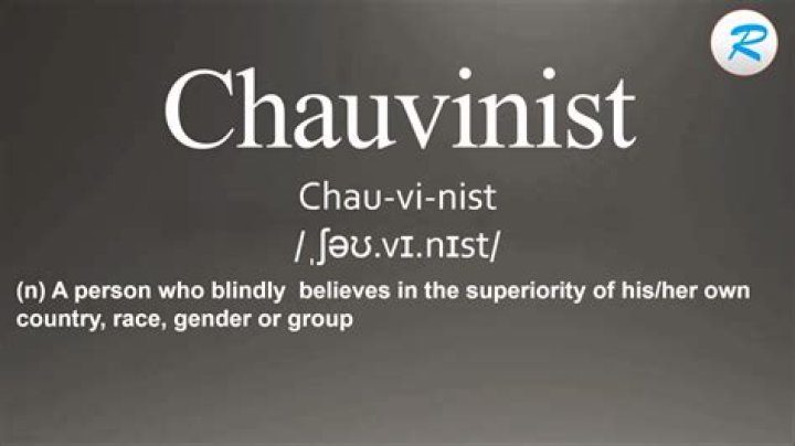 chauvinist meaning