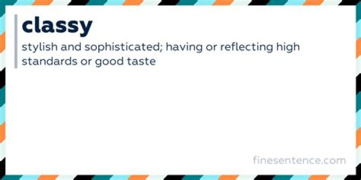 classy meaning