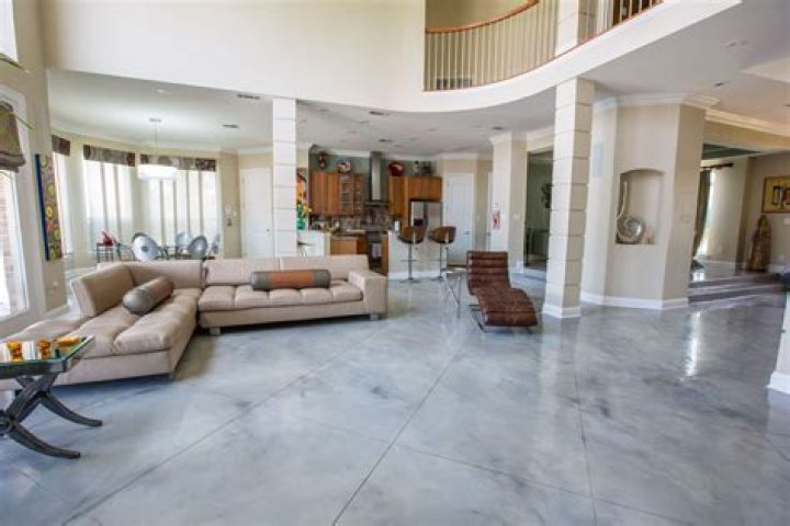 concrete over tile