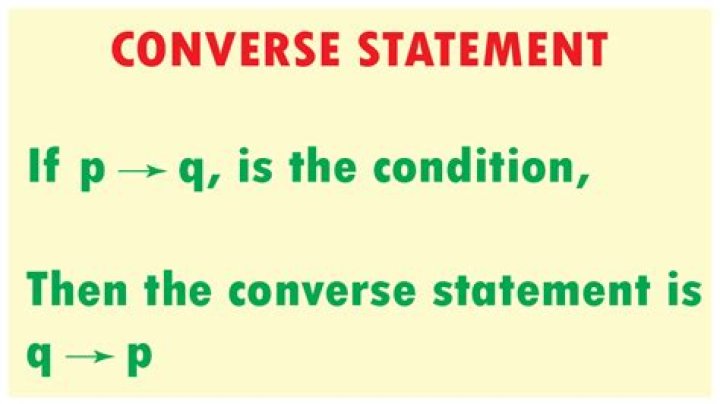 converse statement