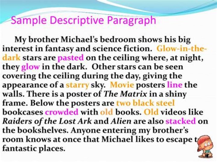 descriptive paragraph examples