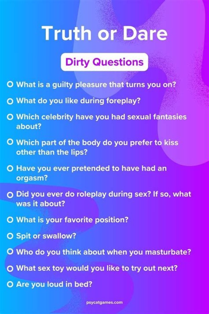 dirty truth questions