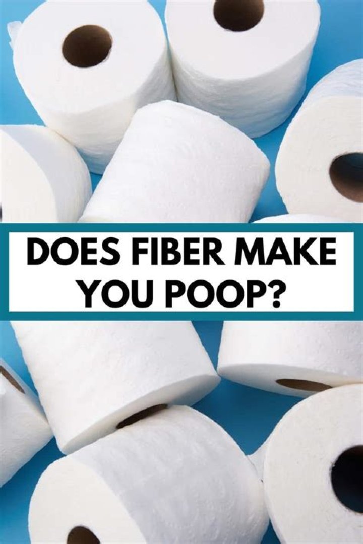 does fiber make you poop