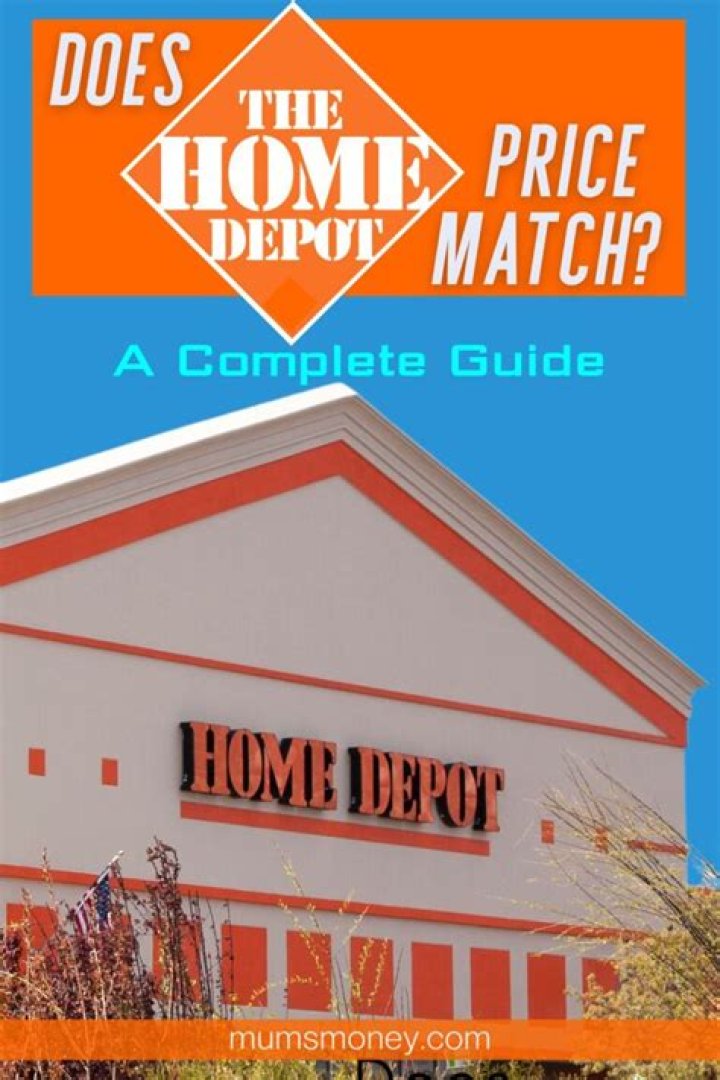 does home depot price match