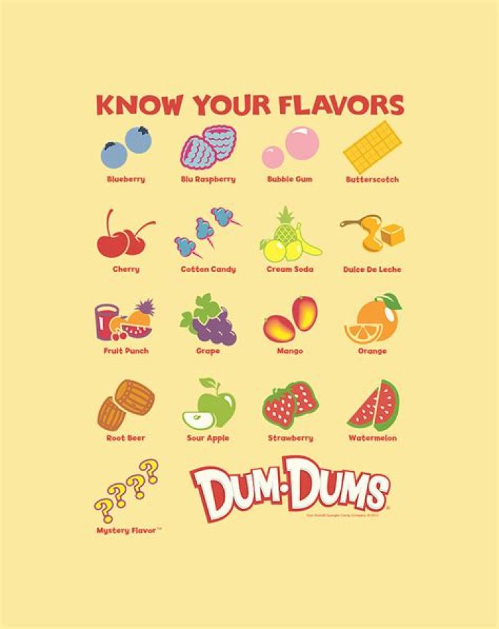 dum dum flavors