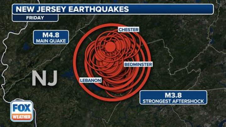 earthquake today new jersey
