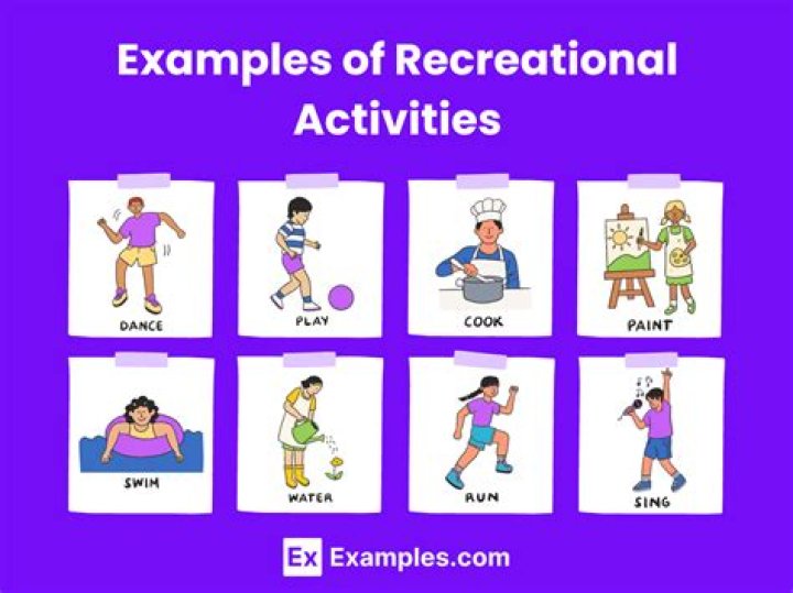 example of recreational activities