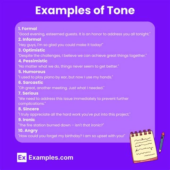 examples of tone