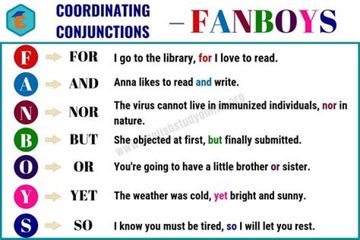 fanboys grammar