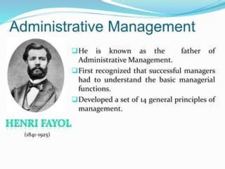 father of administrative management
