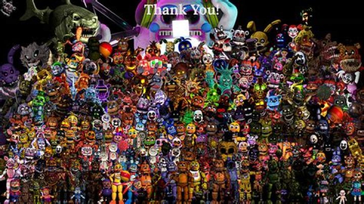 fnaf all animatronics