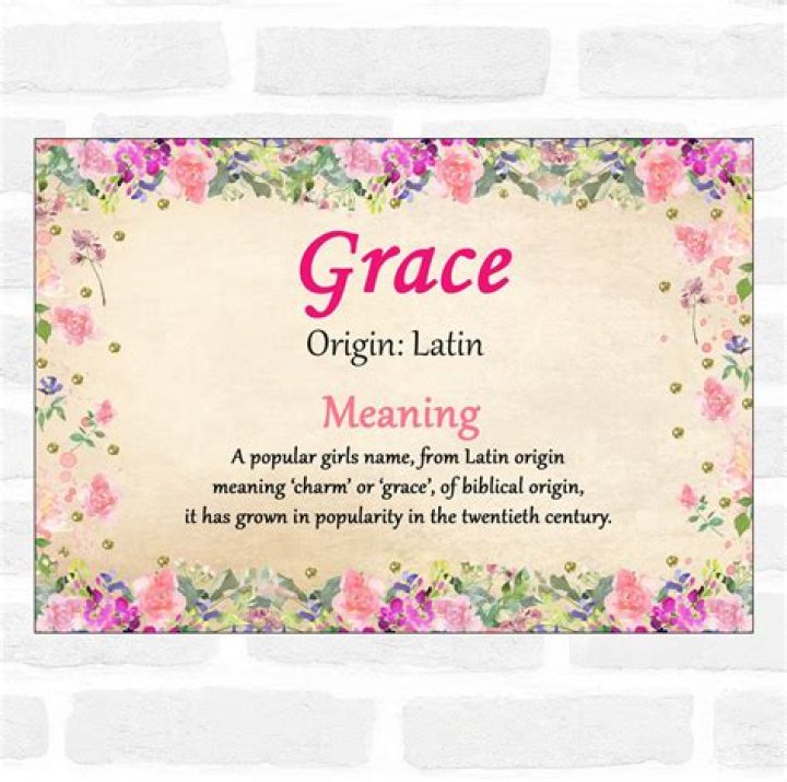grace name meaning