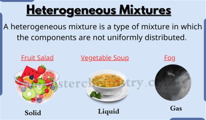 heterogeneous mixture example