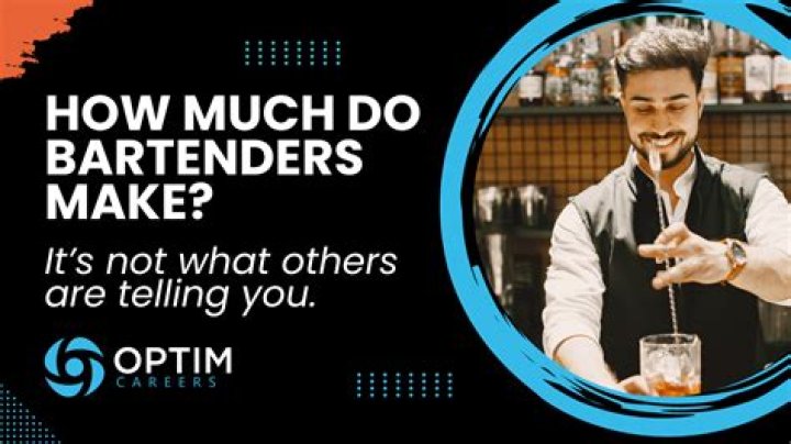 how much do bartenders make