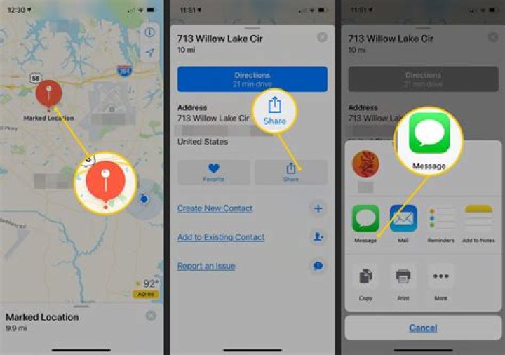 how to drop a pin on iphone