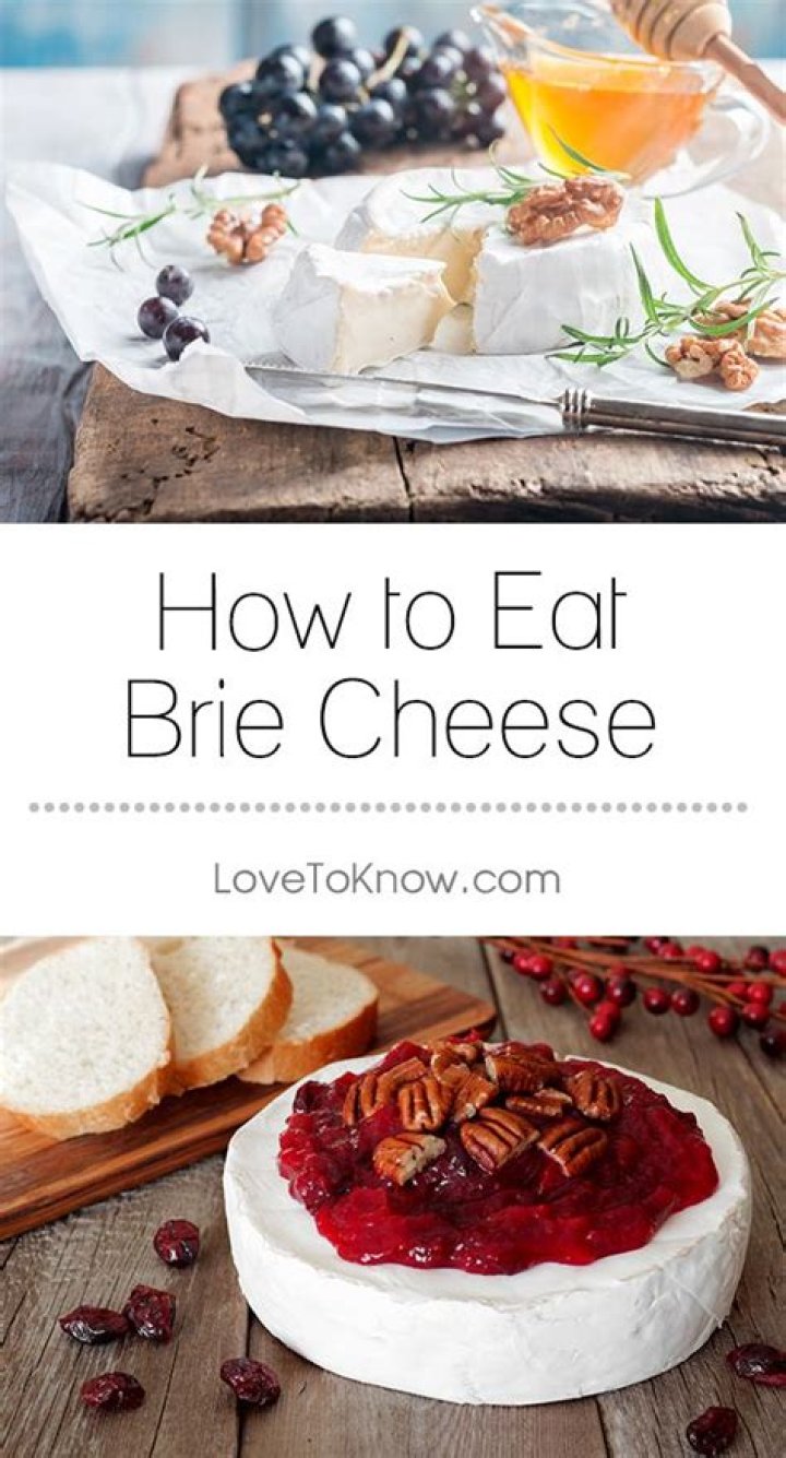 how to eat brie