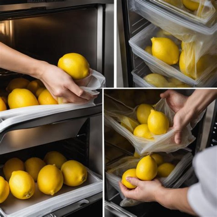 how to store lemons