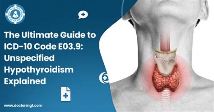 icd 10 code for hypothyroidism