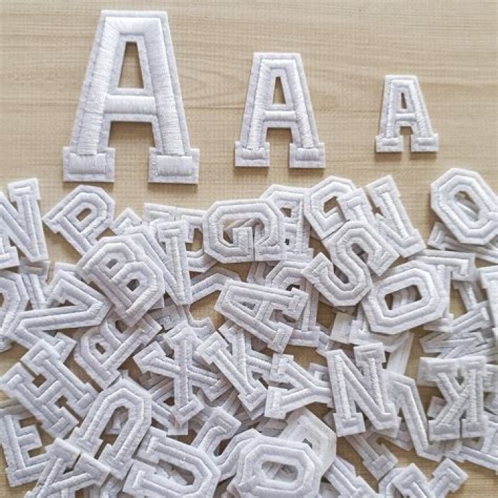 iron on letters