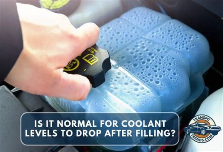 is it normal for coolant to get low