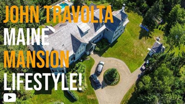 john travoltas maine house