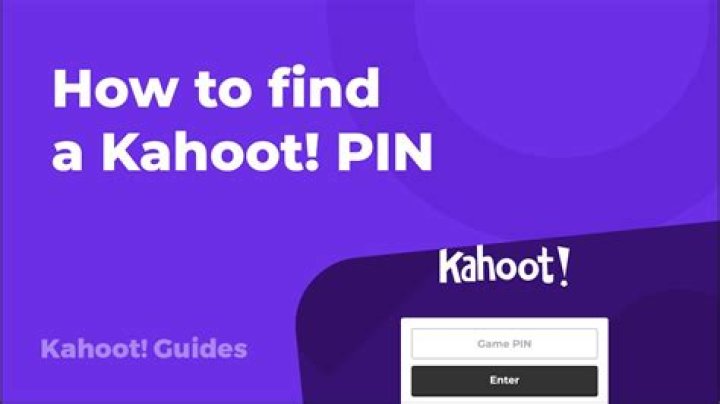 kahoot pin