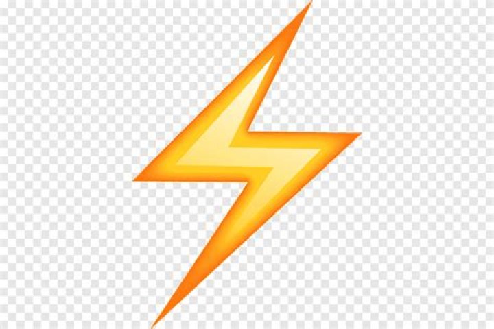 lightning emoji