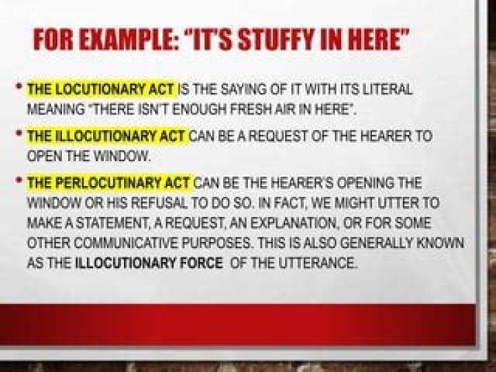 locutionary act example
