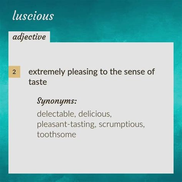 luscious meaning