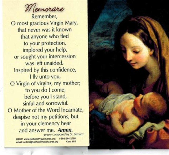 memorare prayer