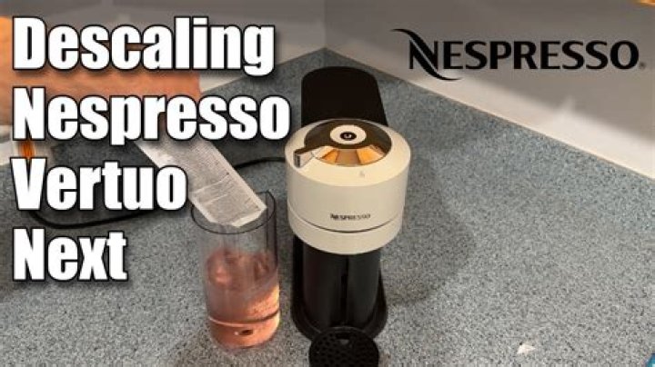 nespresso descaling instructions