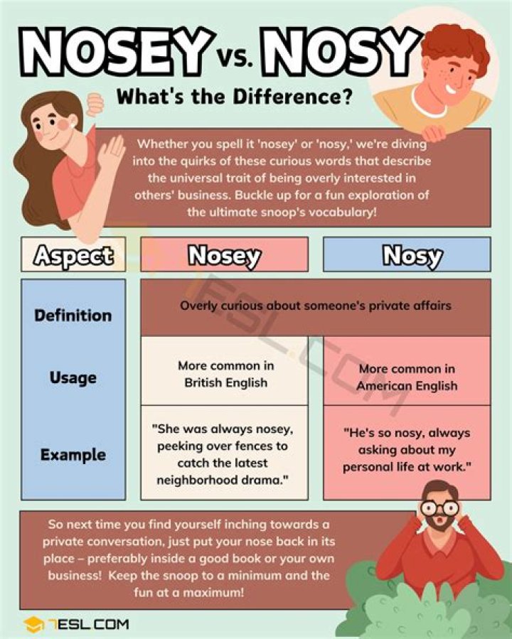 nosey definition