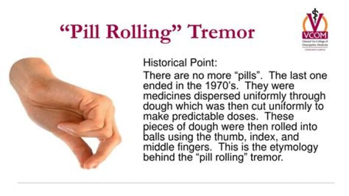 pill rolling tremor