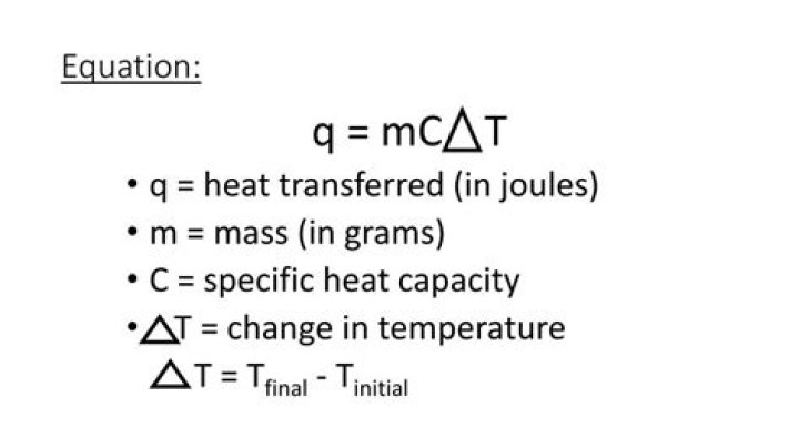 q=mc∆t