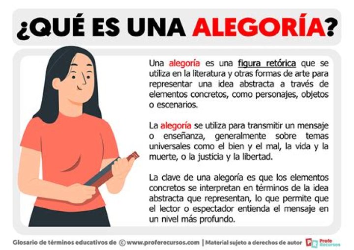 que es una alegoria