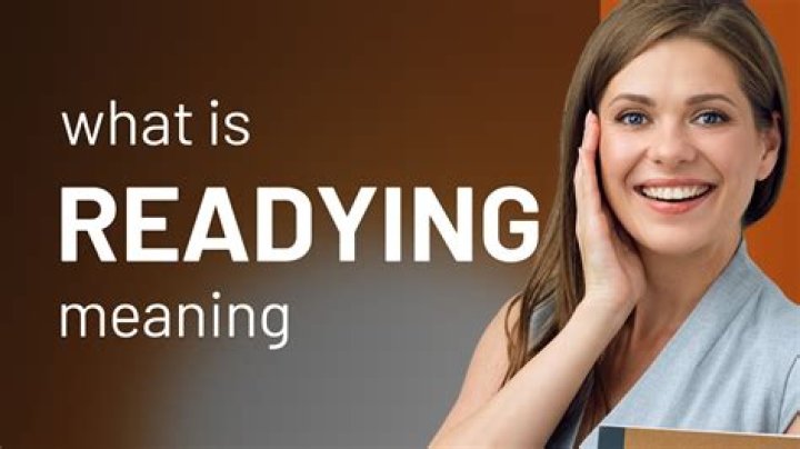 readying definition