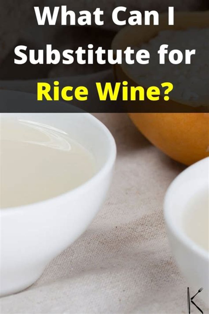 rice wine substitute