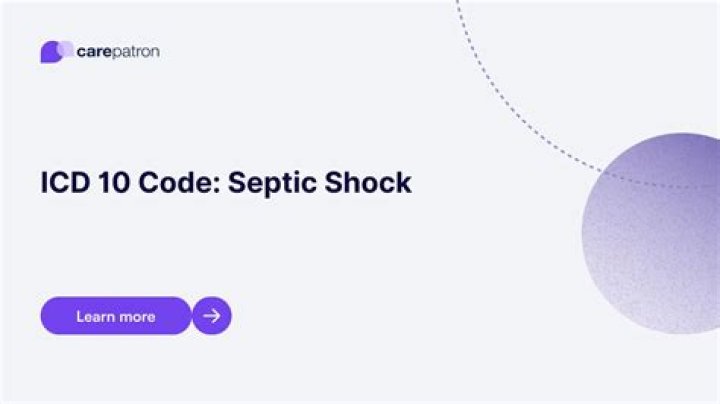 septic shock icd 10