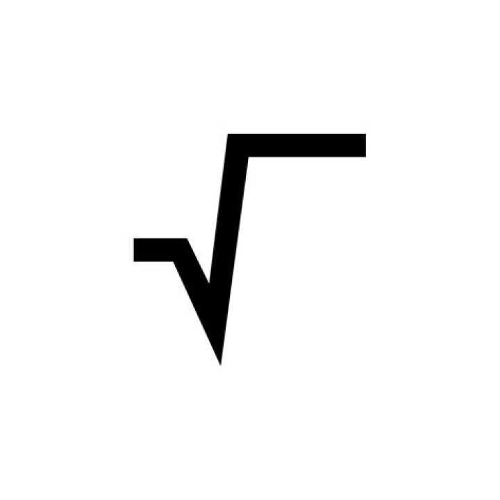 square root symbol