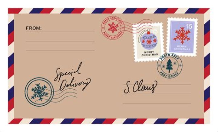 stamp on envelope